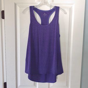 Athleta striped racerback Chi tank (Amalfi blue)